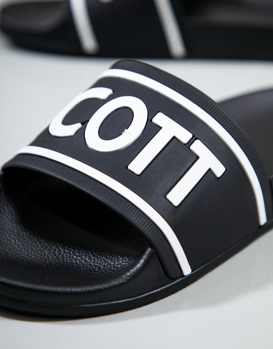 Lyle & Scott Pool Slider Jet Black