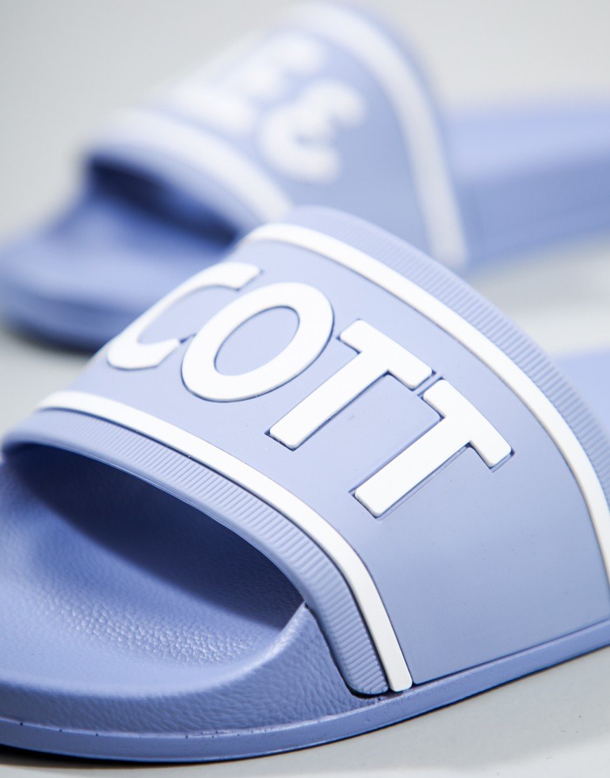 Lyle & Scott Pool Sliders Bubble Blue