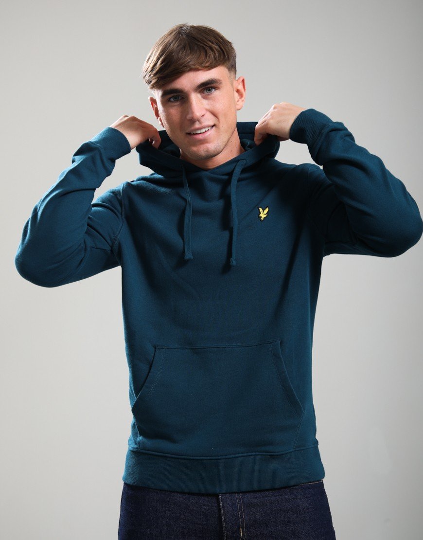 Lyle & Scott Pullover Hoodie Rich Teal