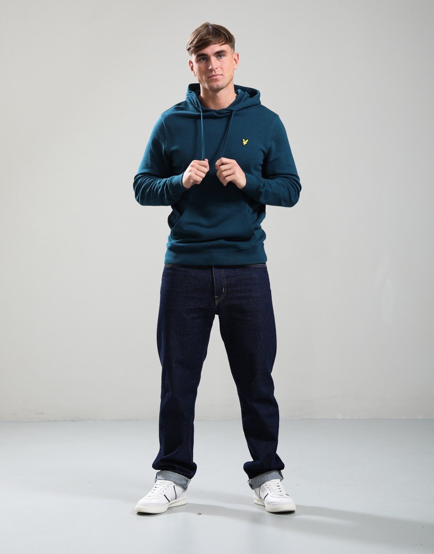 Lyle & Scott Pullover Hoodie Rich Teal