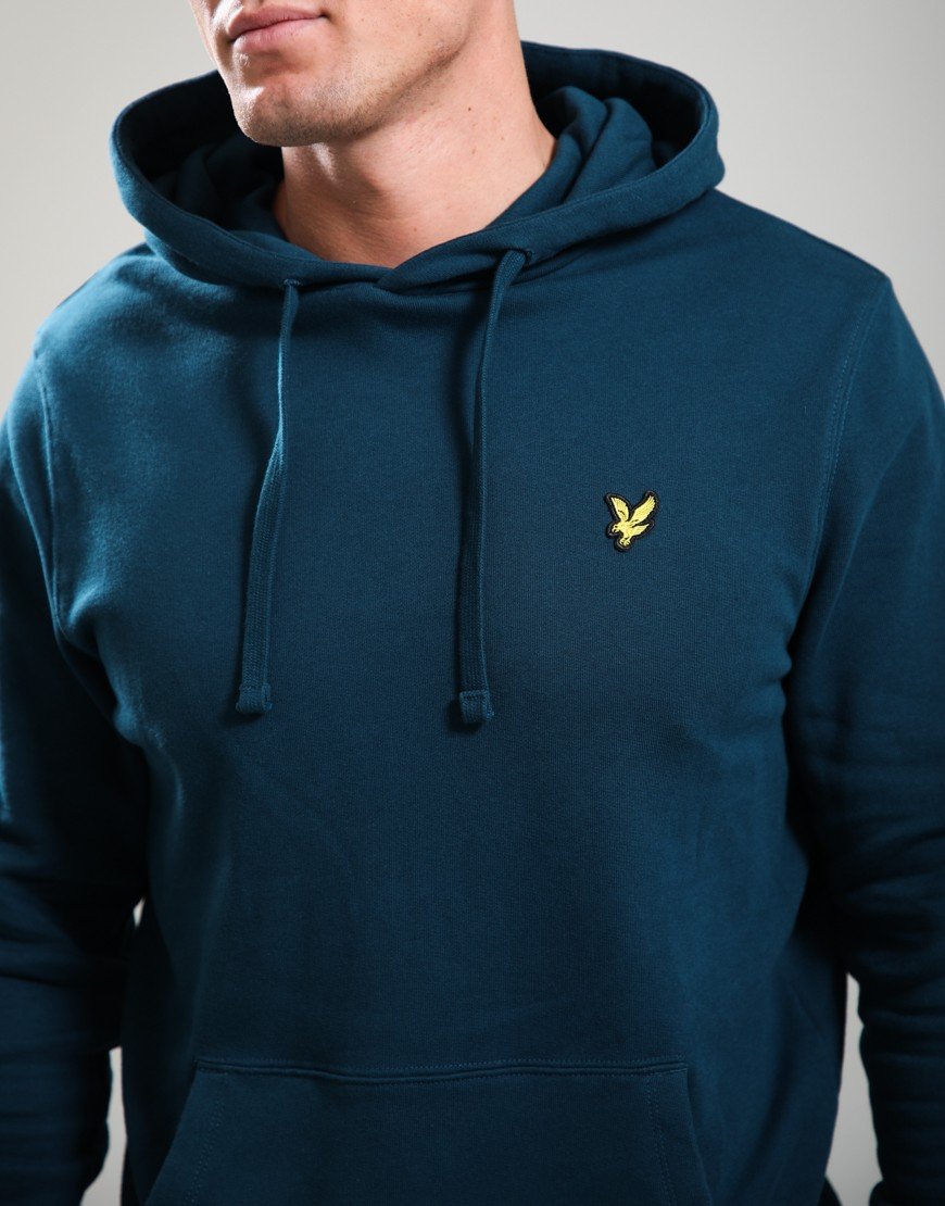 Lyle & Scott Pullover Hoodie Rich Teal