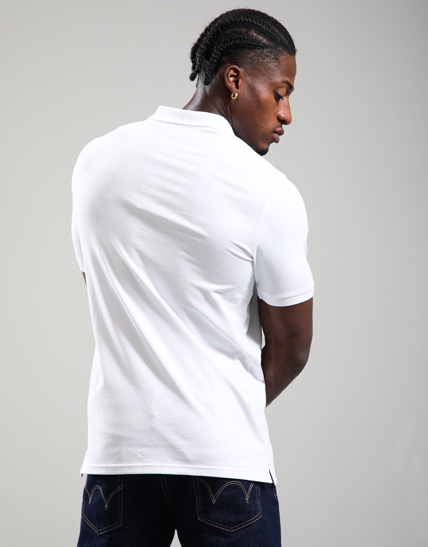 Lyle & Scott Quarter Zip Polo Shirt White