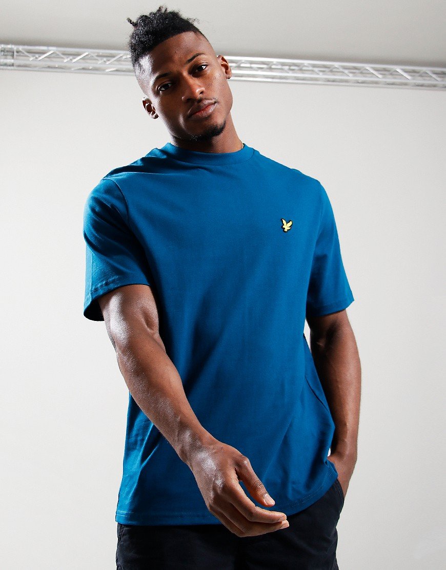 Lyle & Scott Skimap Graphic T-Shirt Apres Navy