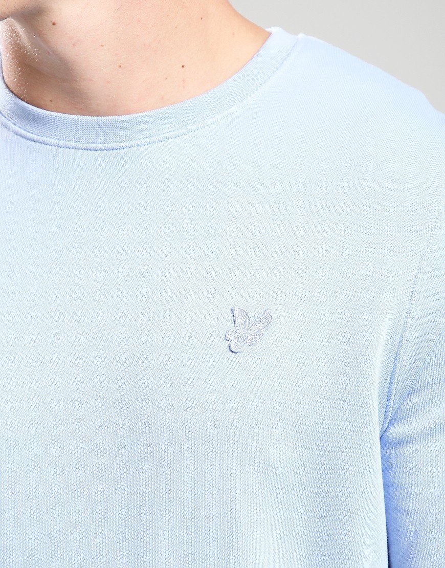 Lyle & Scott Superfine Crew Sweat Brunnera Blue