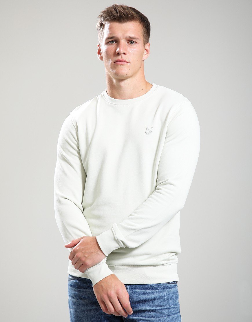Lyle & Scott Superfine Crew Sweat Celadon Tint