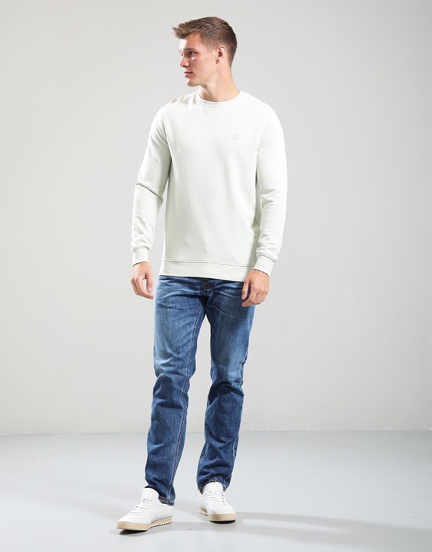 Lyle & Scott Superfine Crew Sweat Celadon Tint