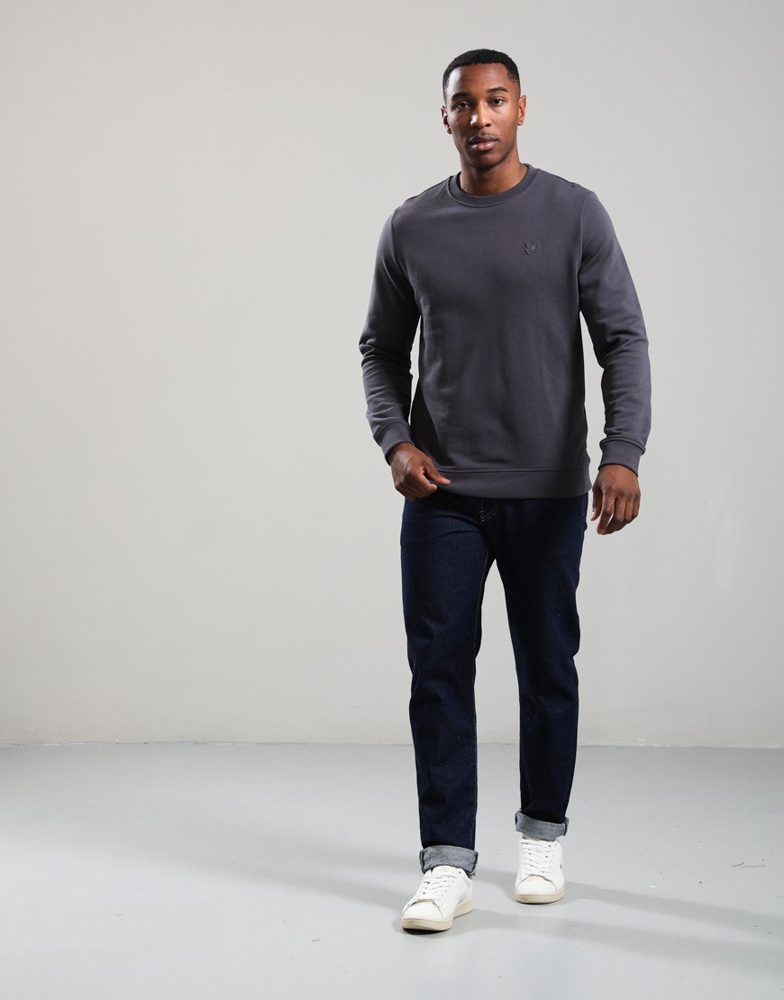 Lyle & Scott Superfine Crew Sweat Iron