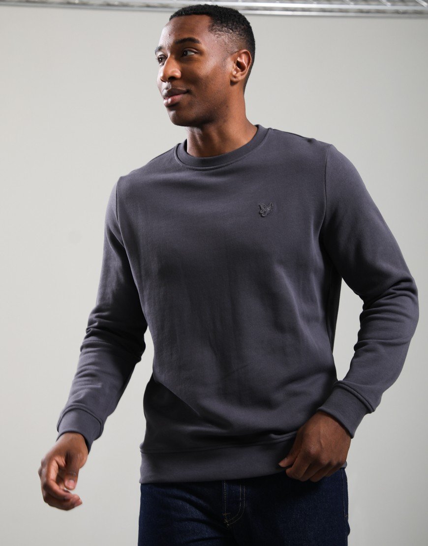Lyle & Scott Superfine Crew Sweat Iron