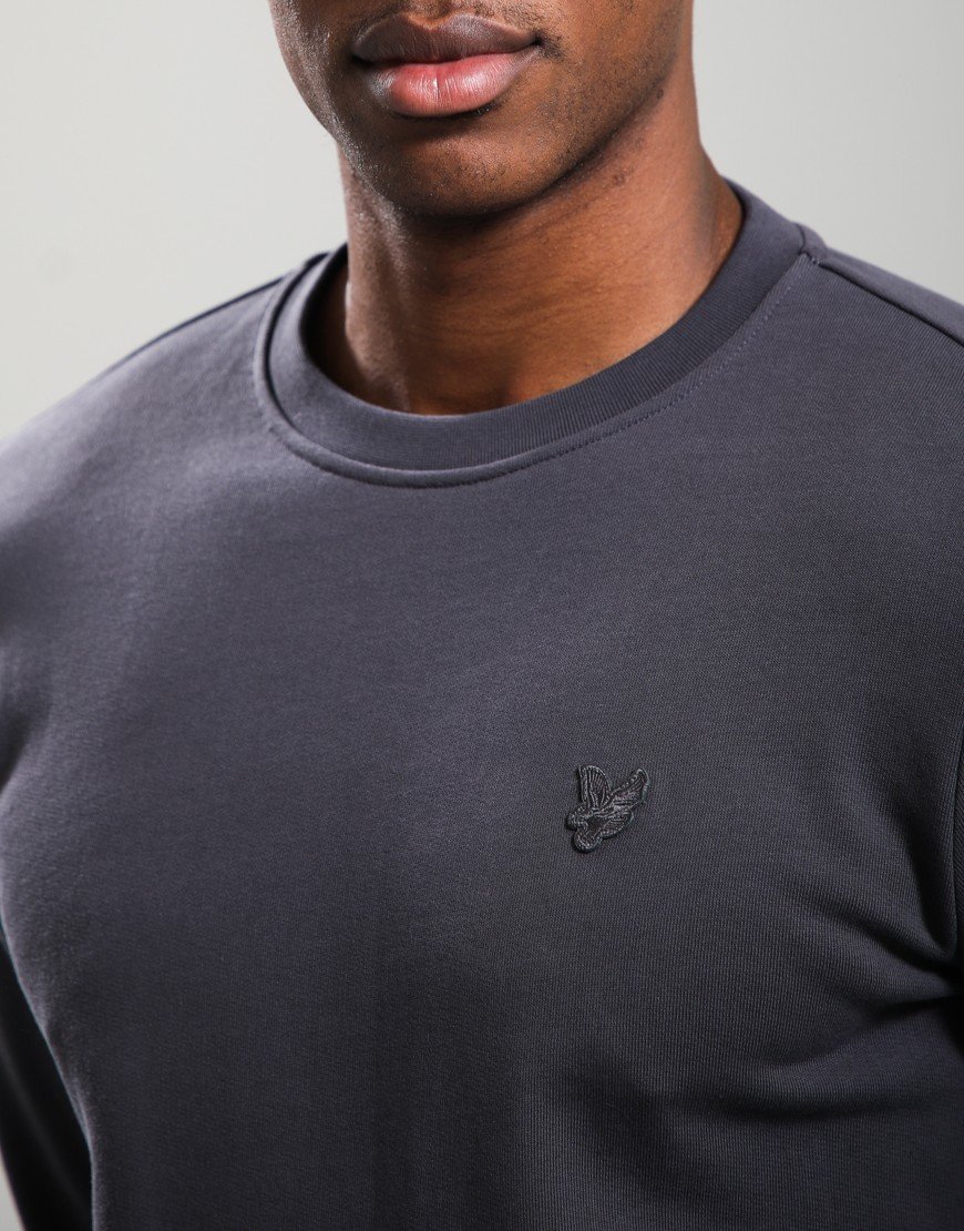 Lyle & Scott Superfine Crew Sweat Iron