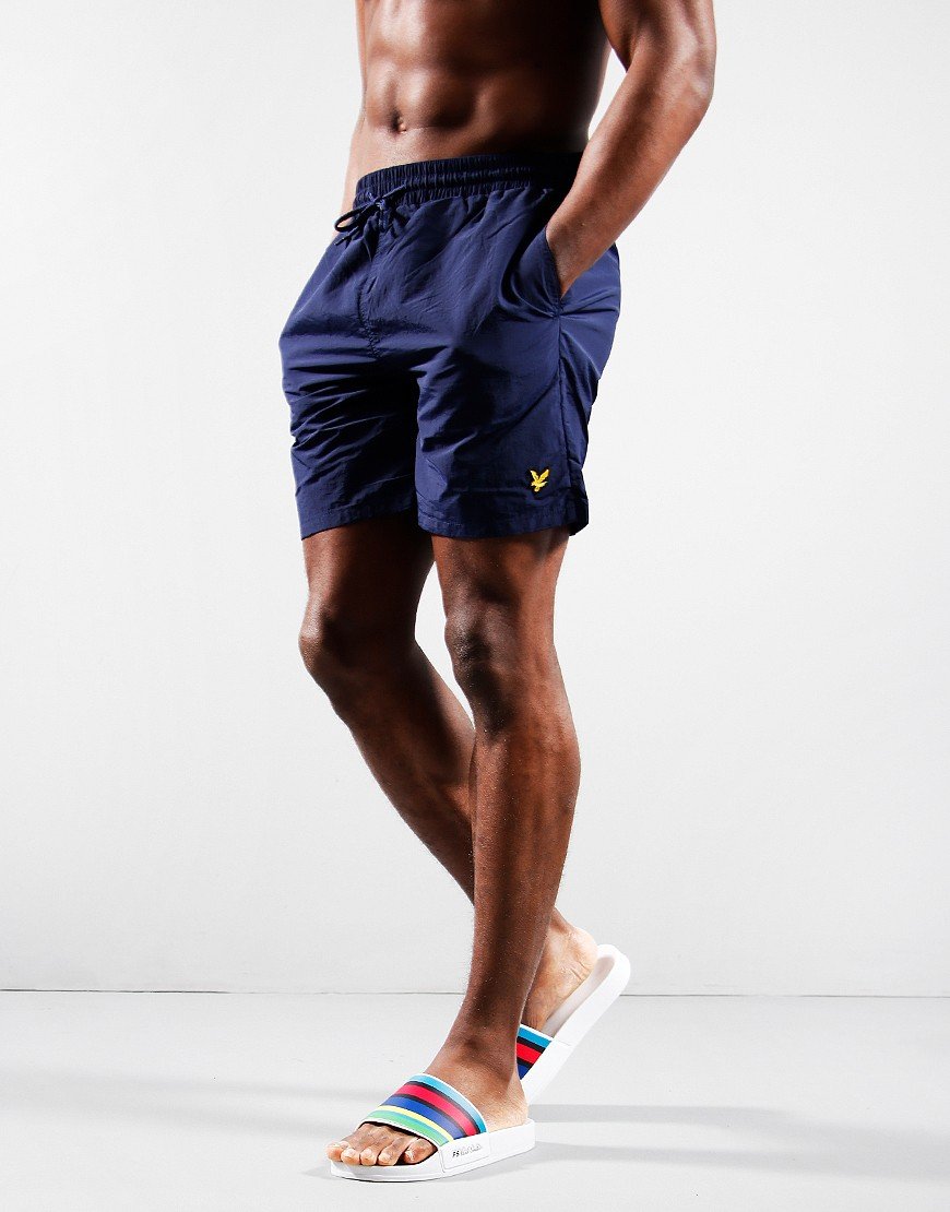 Men's Lyle & Scott Floral Regular Fit Swim Shorts - Up To 70% Off Retail!
