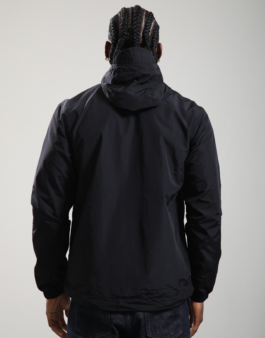 Lyle & Scott Taped Zip Hooded Jacket Jet Black