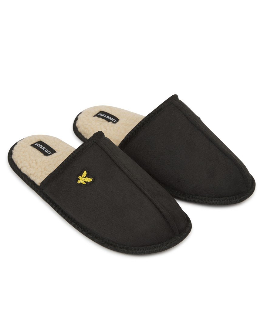 Lyle & Scott Tarquinn Slippers Black
