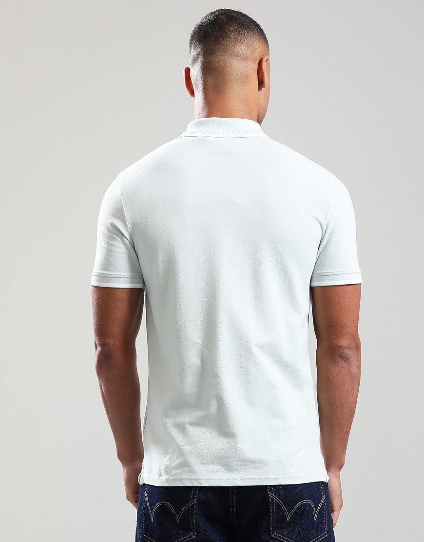 Lyle & Scott Tipped Polo Shirt Green/White