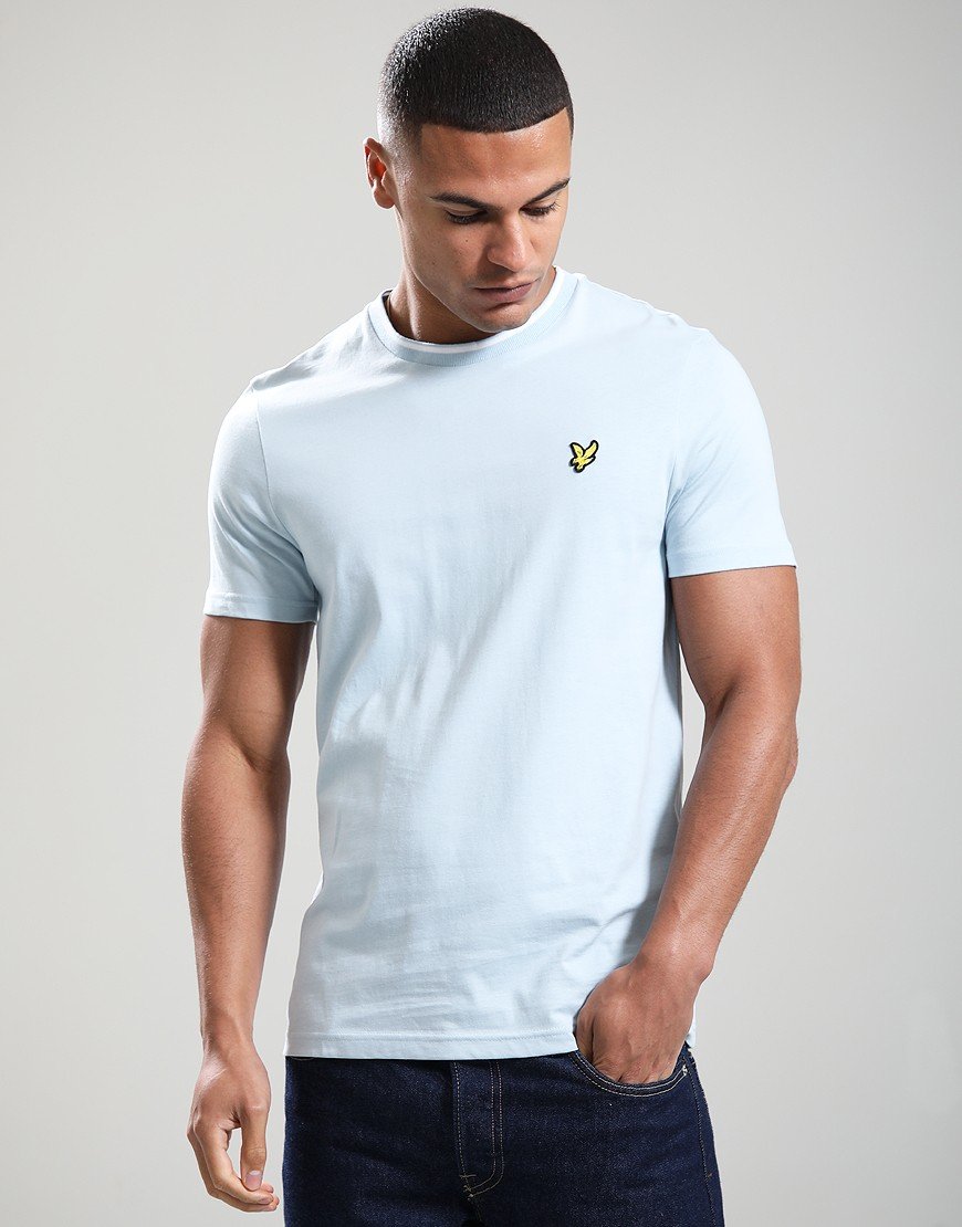 Lyle & Scott Tipped T-Shirt Fresh Water