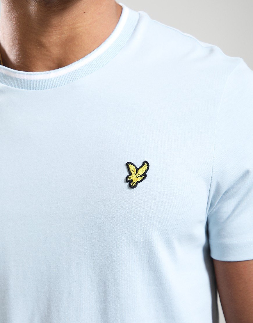 Lyle & Scott Tipped T-Shirt Fresh Water
