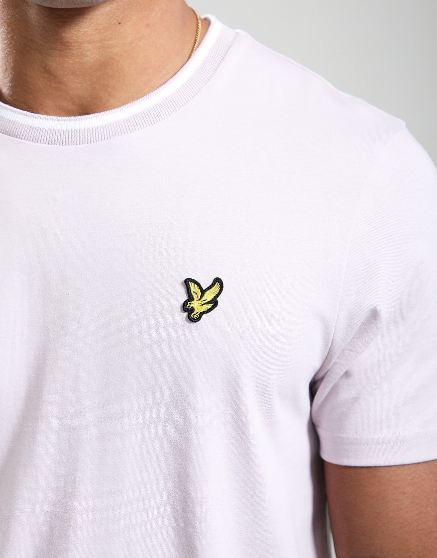 Lyle & Scott Tipped T-Shirt Iris/White