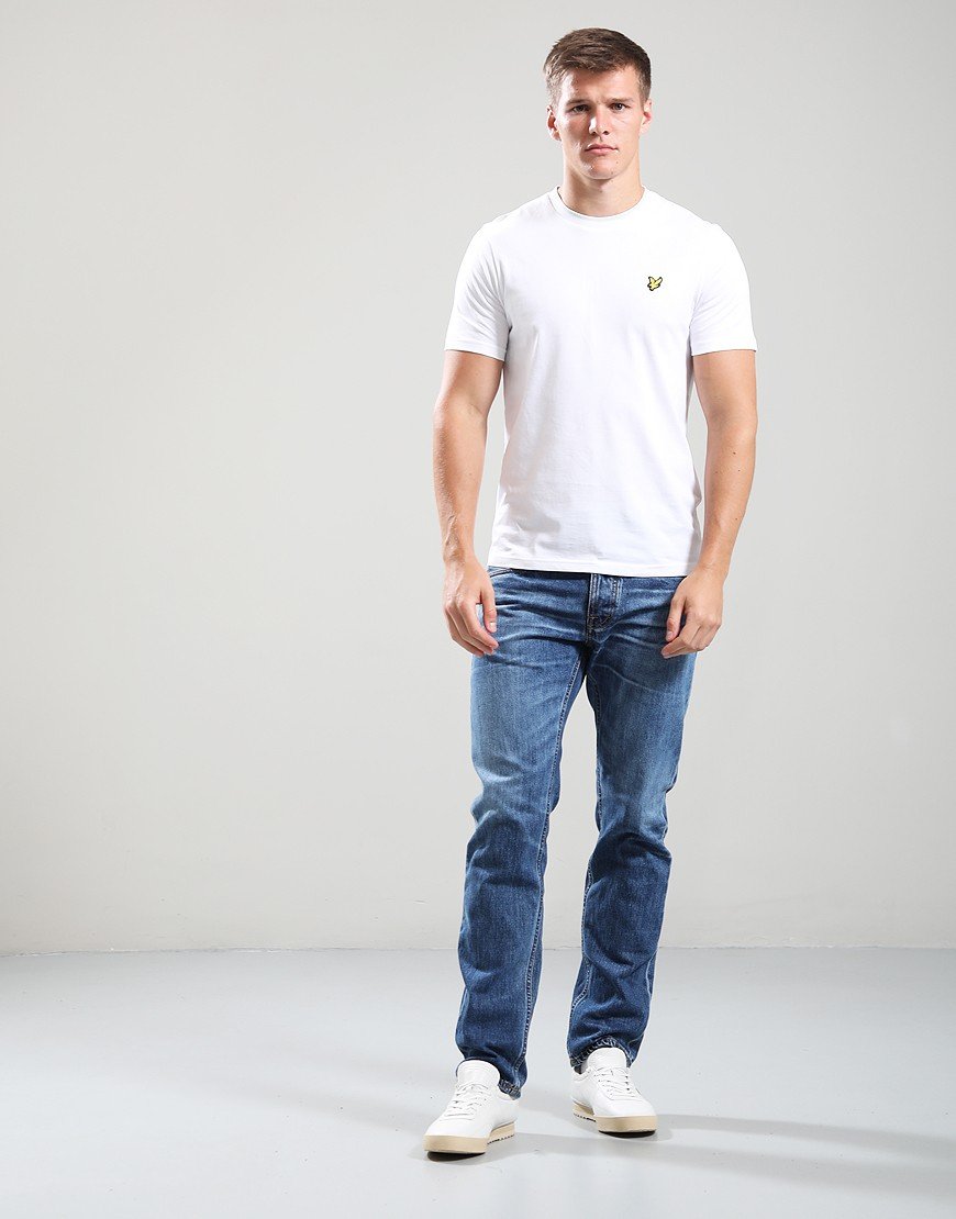 Lyle & Scott Tipped T-Shirt White/Soft Matcha
