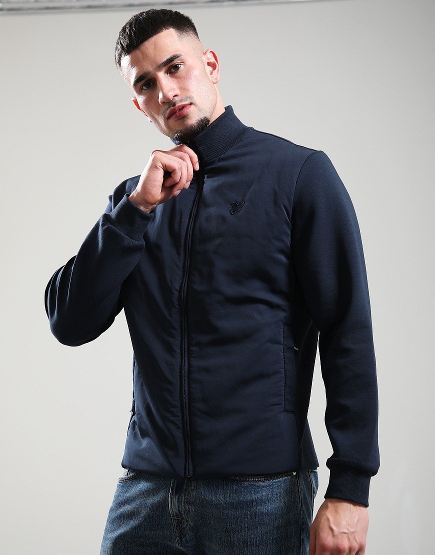 Lyle & Scott Tonal Hybrid Jacket Dark Navy
