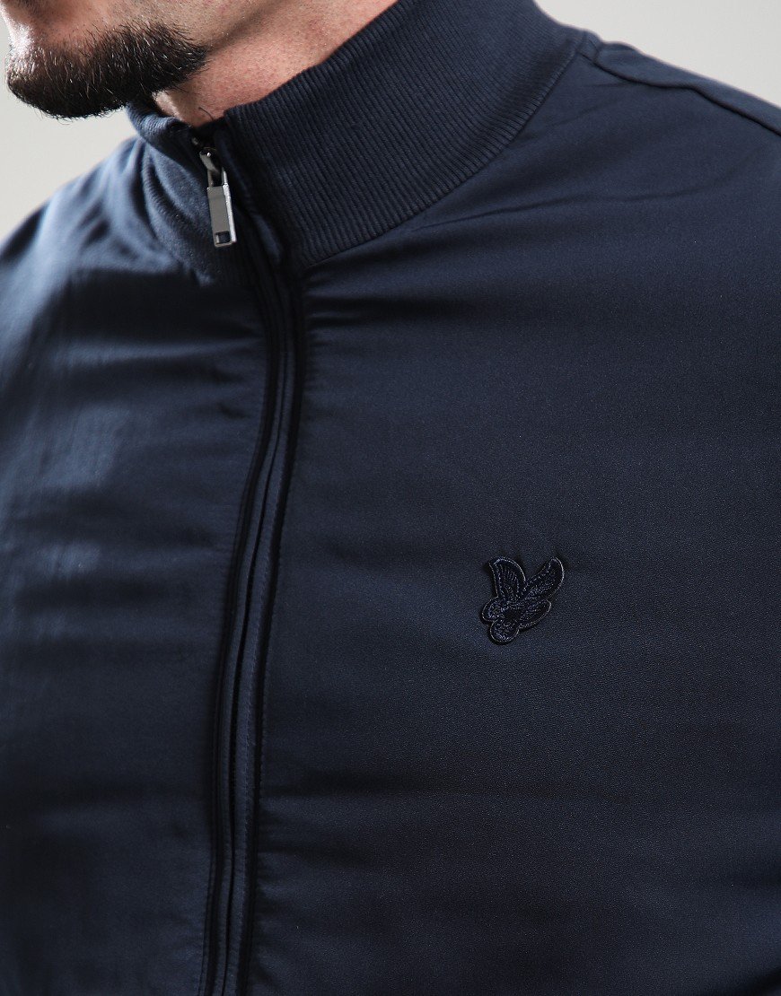 Lyle & Scott Tonal Hybrid Jacket Dark Navy