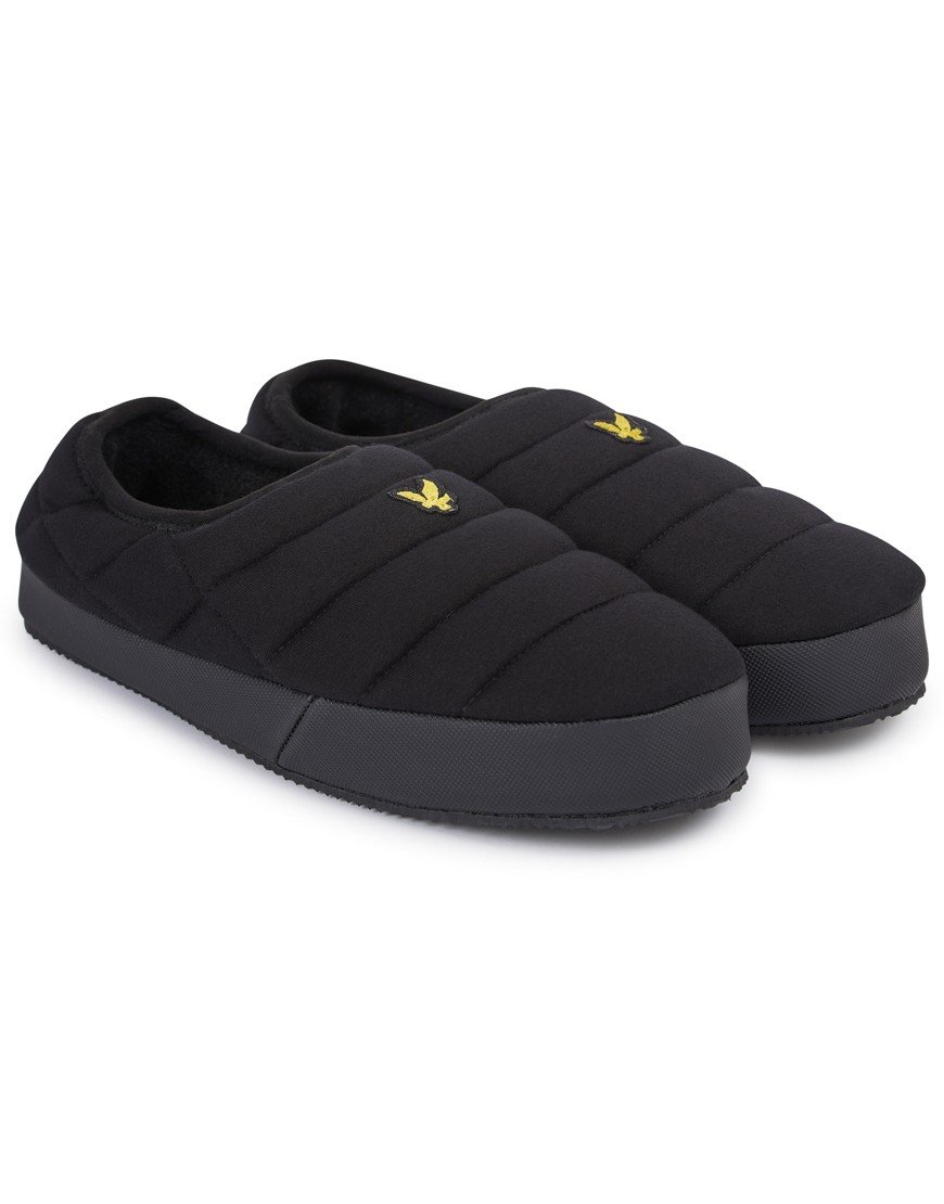 Lyle & Scott Valentine Slippers BLK/CHK