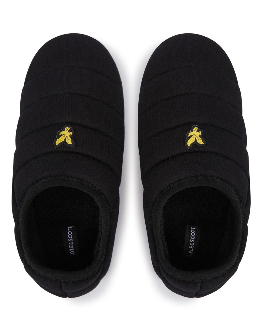 Lyle & Scott Valentine Slippers BLK/CHK