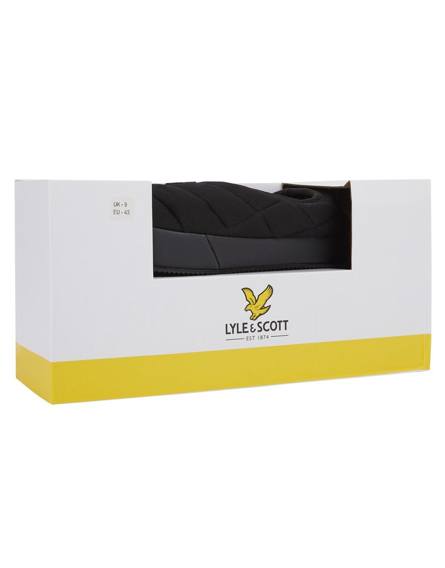 Lyle & Scott Valentine Slippers BLK/CHK