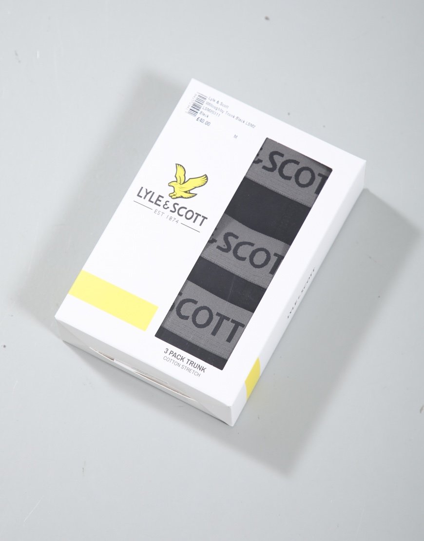 Lyle & Scott Willoughby Trunk Black/Grey