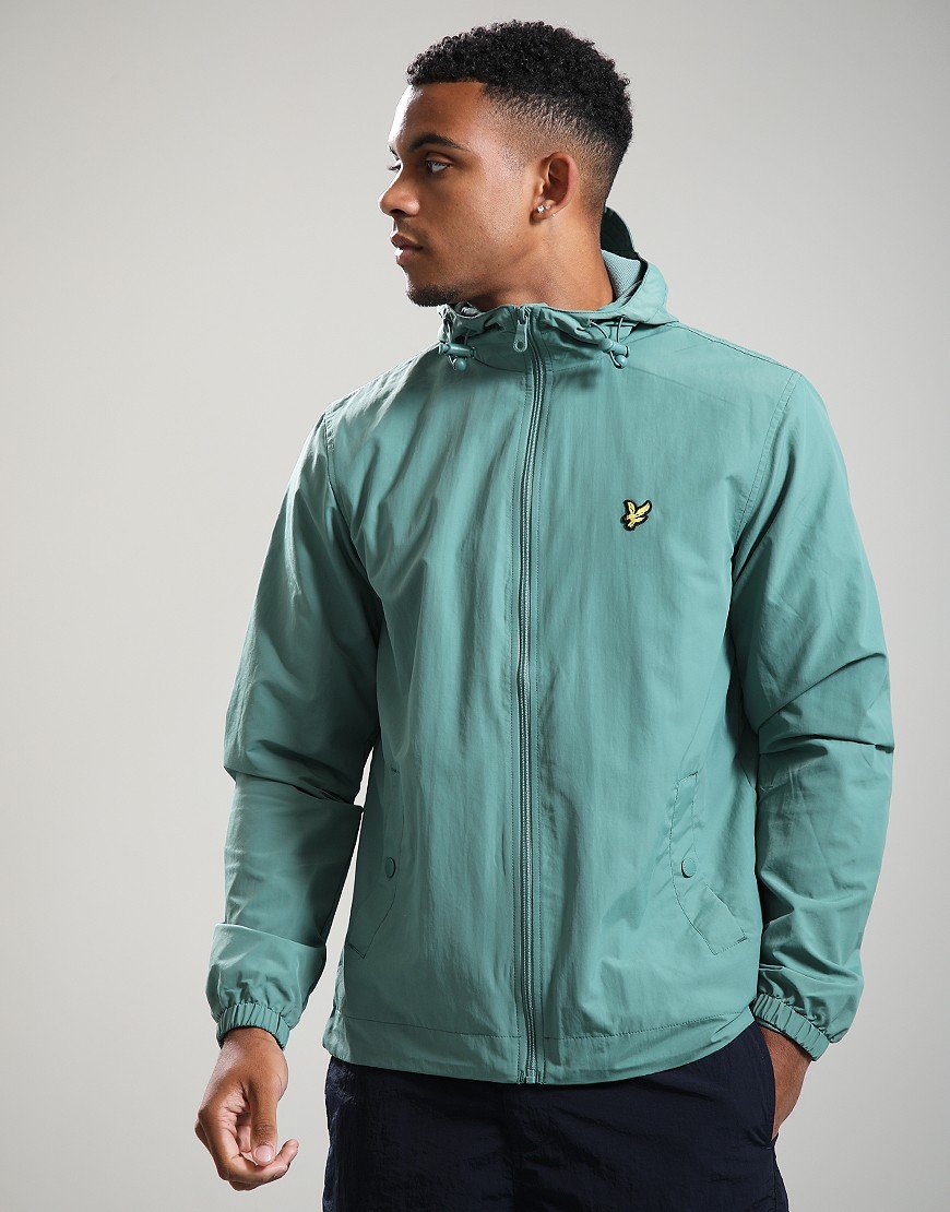 Lyle & Scott Zip Through Jacket Agave Green