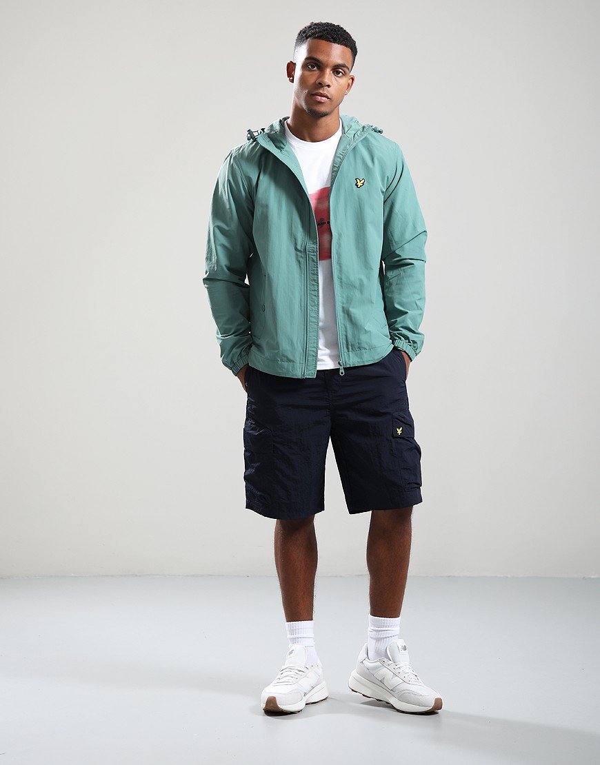 Lyle & Scott Zip Through Jacket Agave Green
