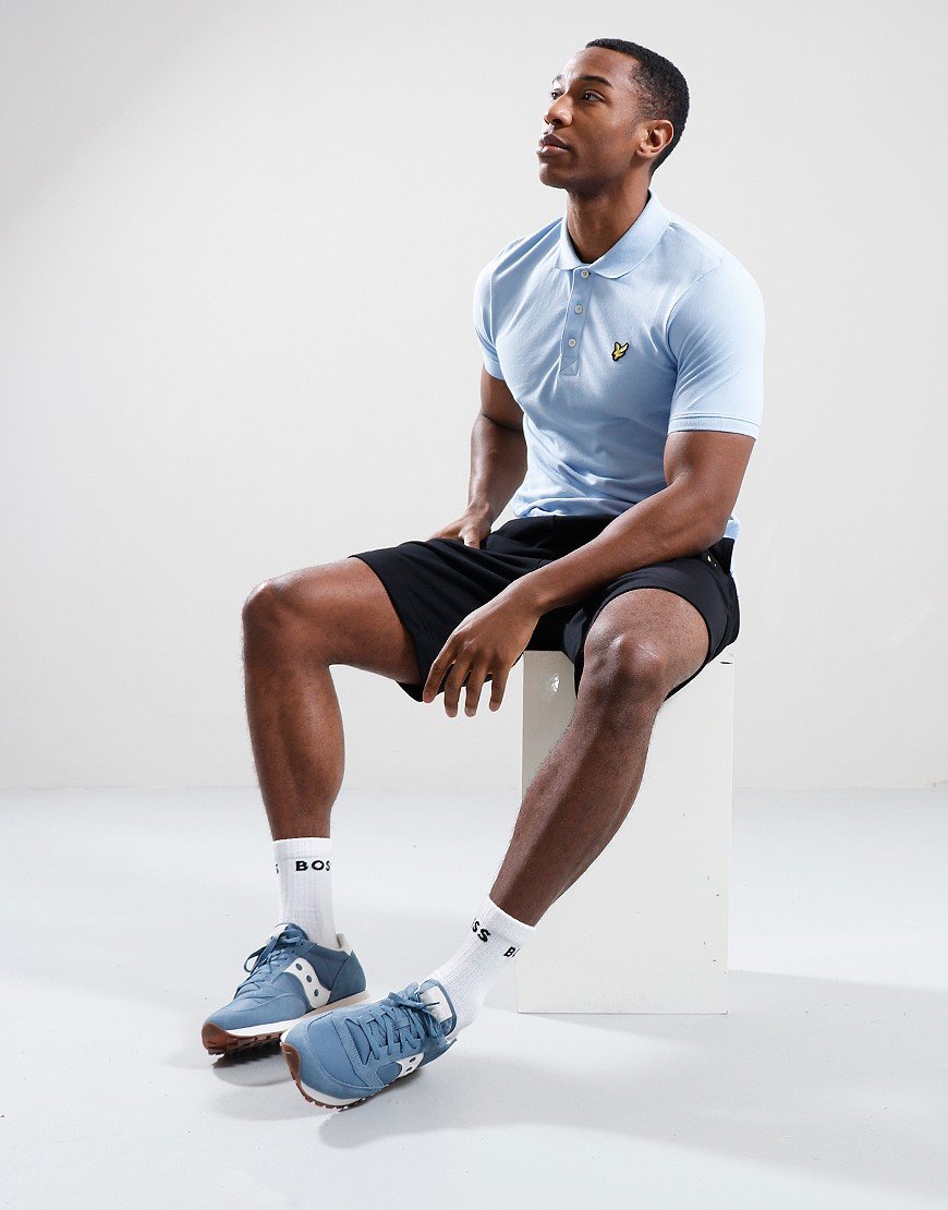 Lyle & Scott Plain Polo Light Blue