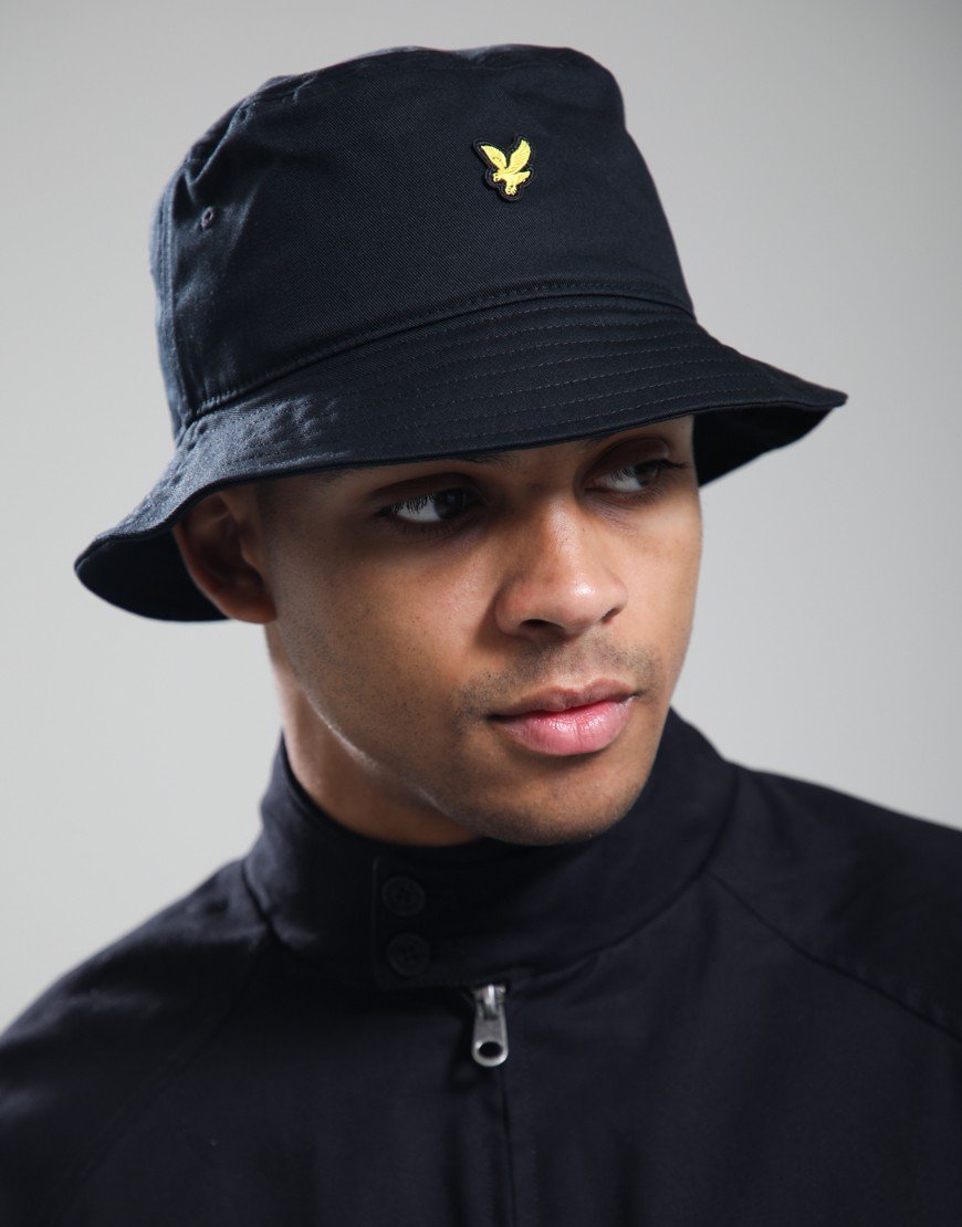 Lyle & Scott Bucket Hat Jet Black