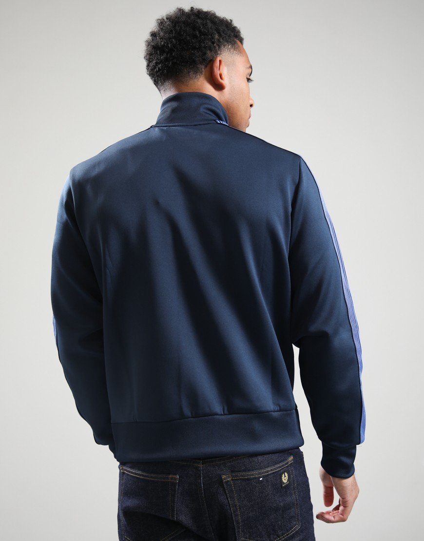 Lyle & Scott Contrast Tape Track Top Dark Navy