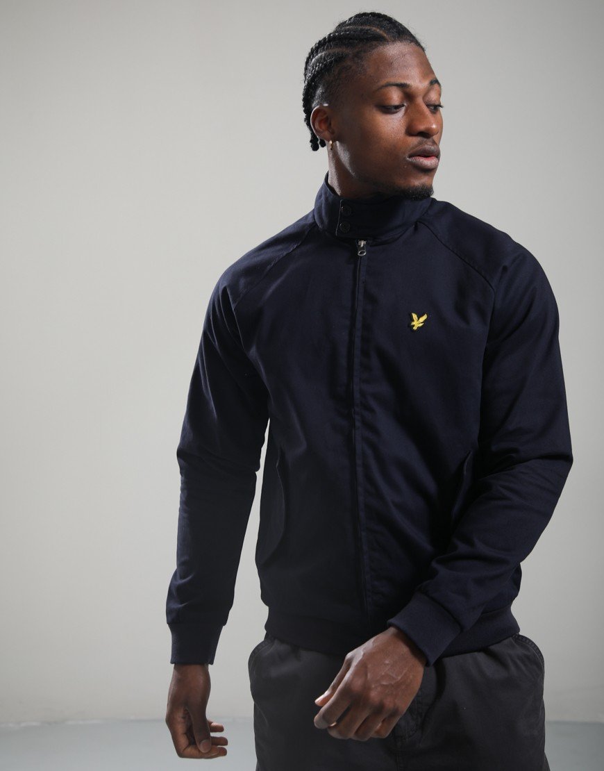 Lyle & Scott Cotton Harrington Jacket Dark Navy