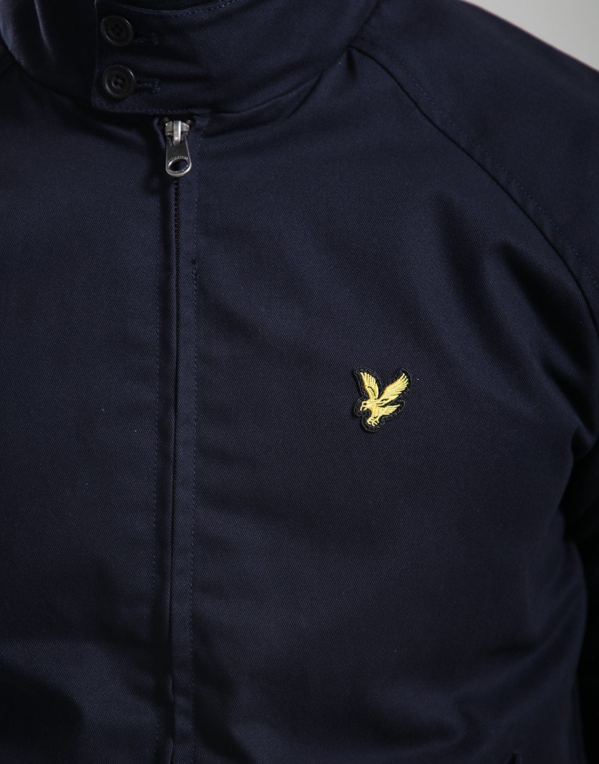 Lyle & Scott Cotton Harrington Jacket Dark Navy