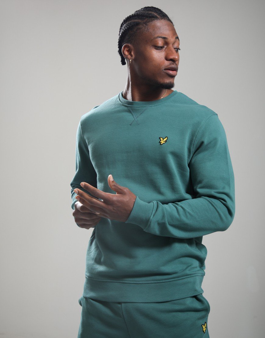 Lyle & Scott Crew Neck Sweat Everglade