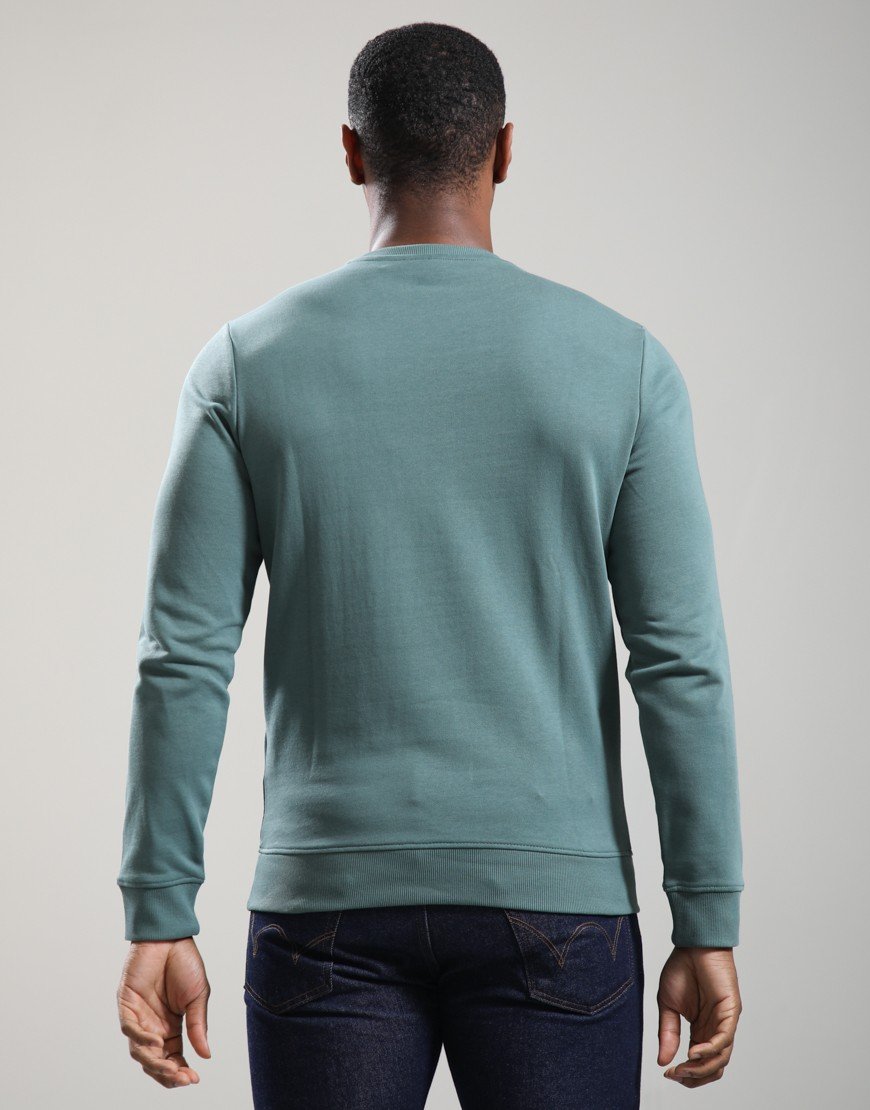 Lyle & Scott Crew Neck Sweat Silver Pine