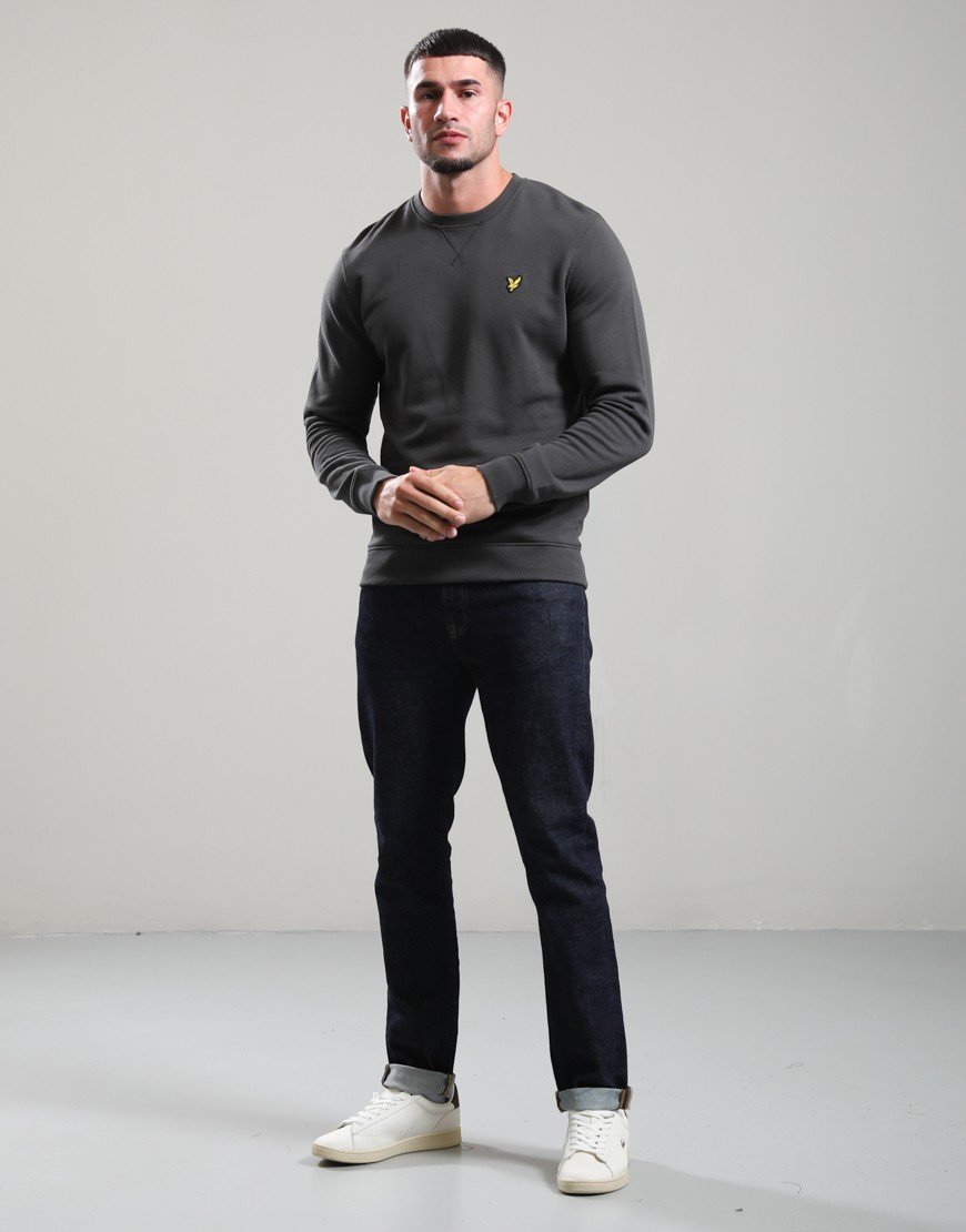 Lyle & Scott Crew Neck Sweat Gunmetal