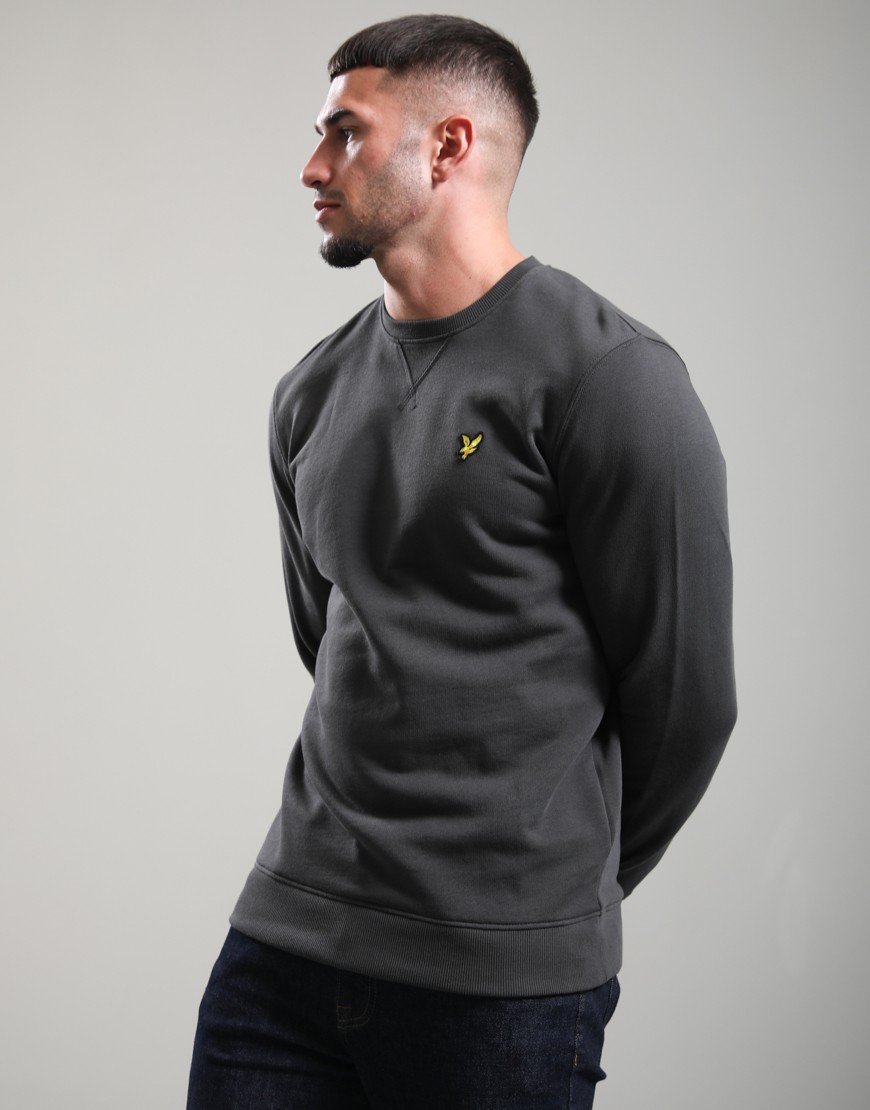 Lyle & Scott Crew Neck Sweat Gunmetal