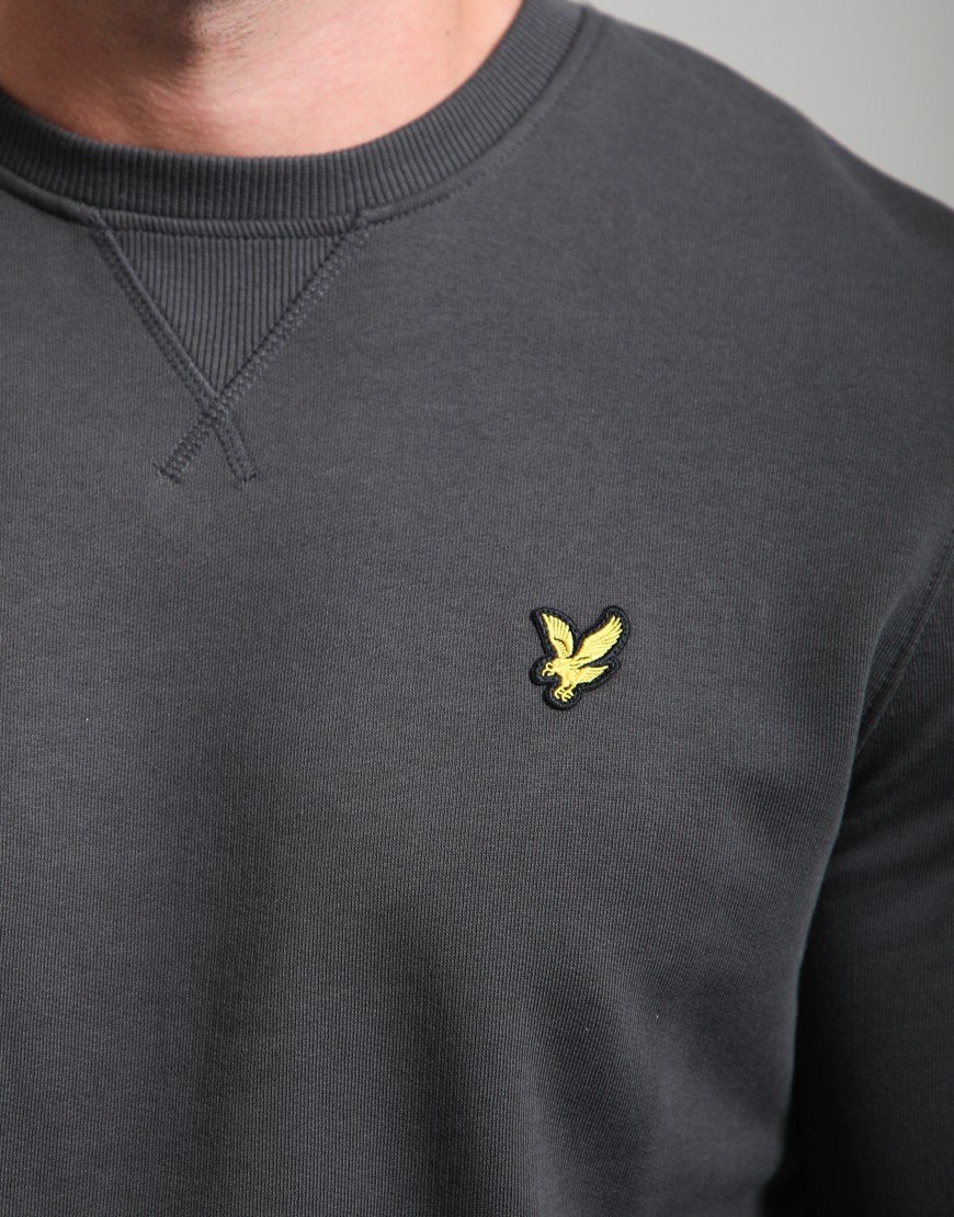 Lyle & Scott Crew Neck Sweat Gunmetal