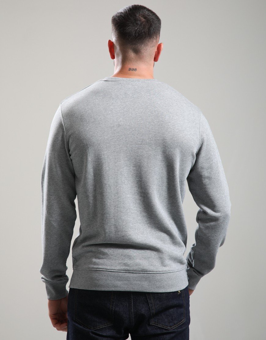 Lyle & Scott Crew Neck Sweat Mid Grey Marl