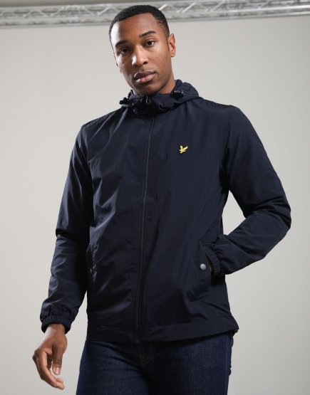 Lyle & Scott Hooded Jacket Navy 