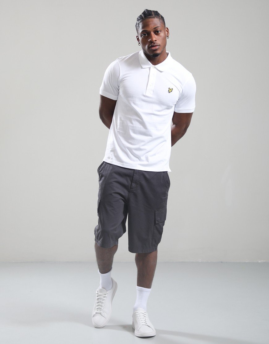 Lyle & Scott Jersey Polo Shirt White
