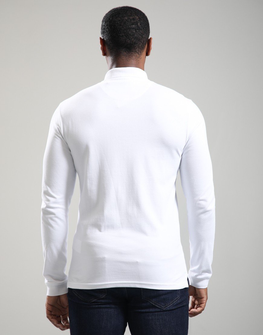 Lyle & Scott Long Sleeve Polo Shirt White