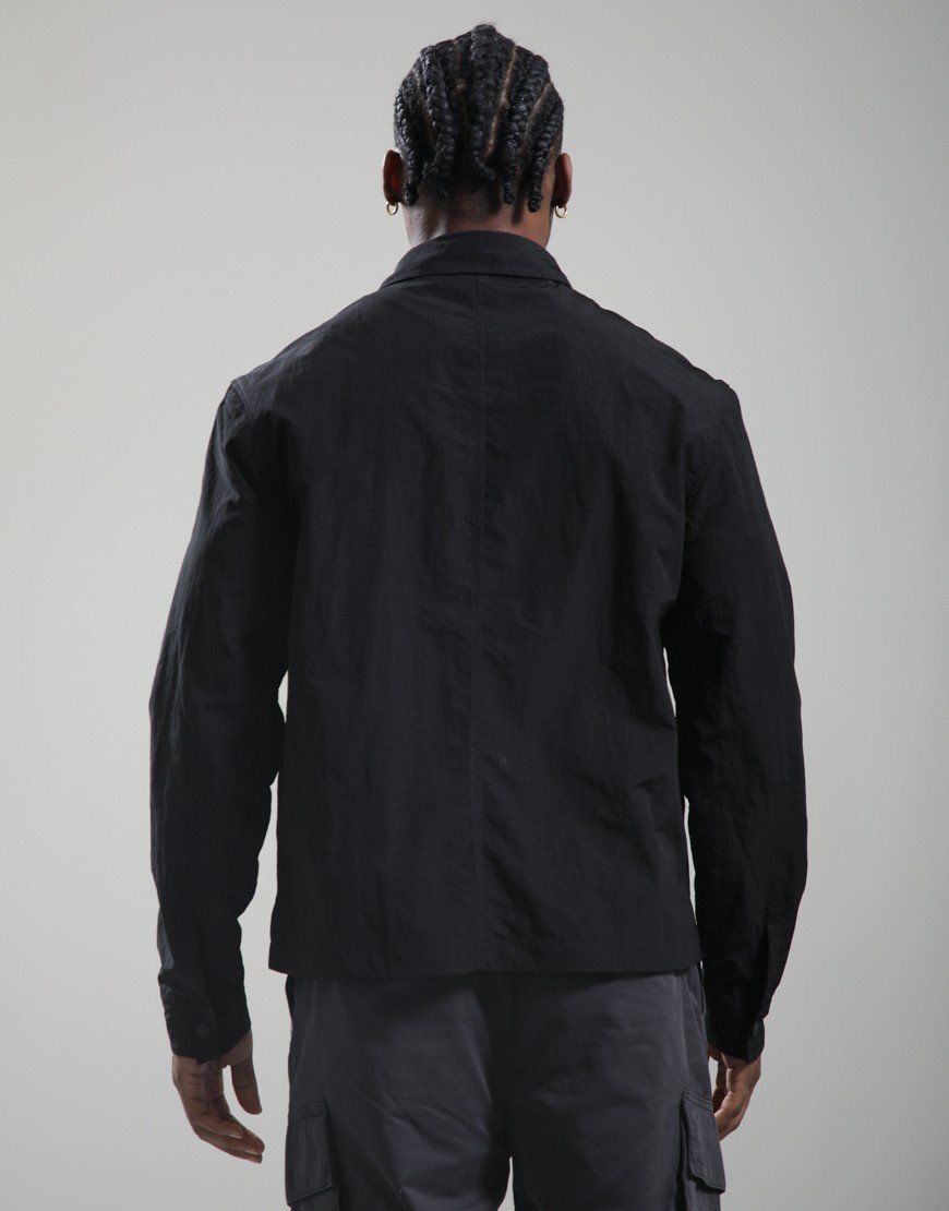 Lyle & Scott LW Ripstop Overshirt Jet Black