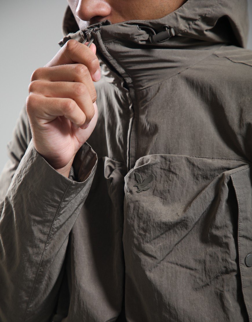 Lyle & Scott LW Ripstop Windcheater Khaki Ash