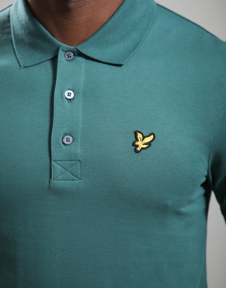 Lyle & Scott Plain Polo Shirt Everglade