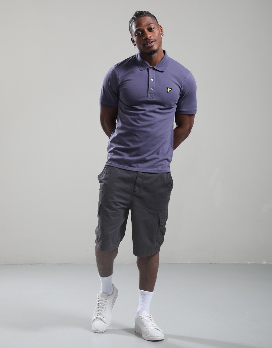Lyle & Scott Plain Polo Shirt Graystone