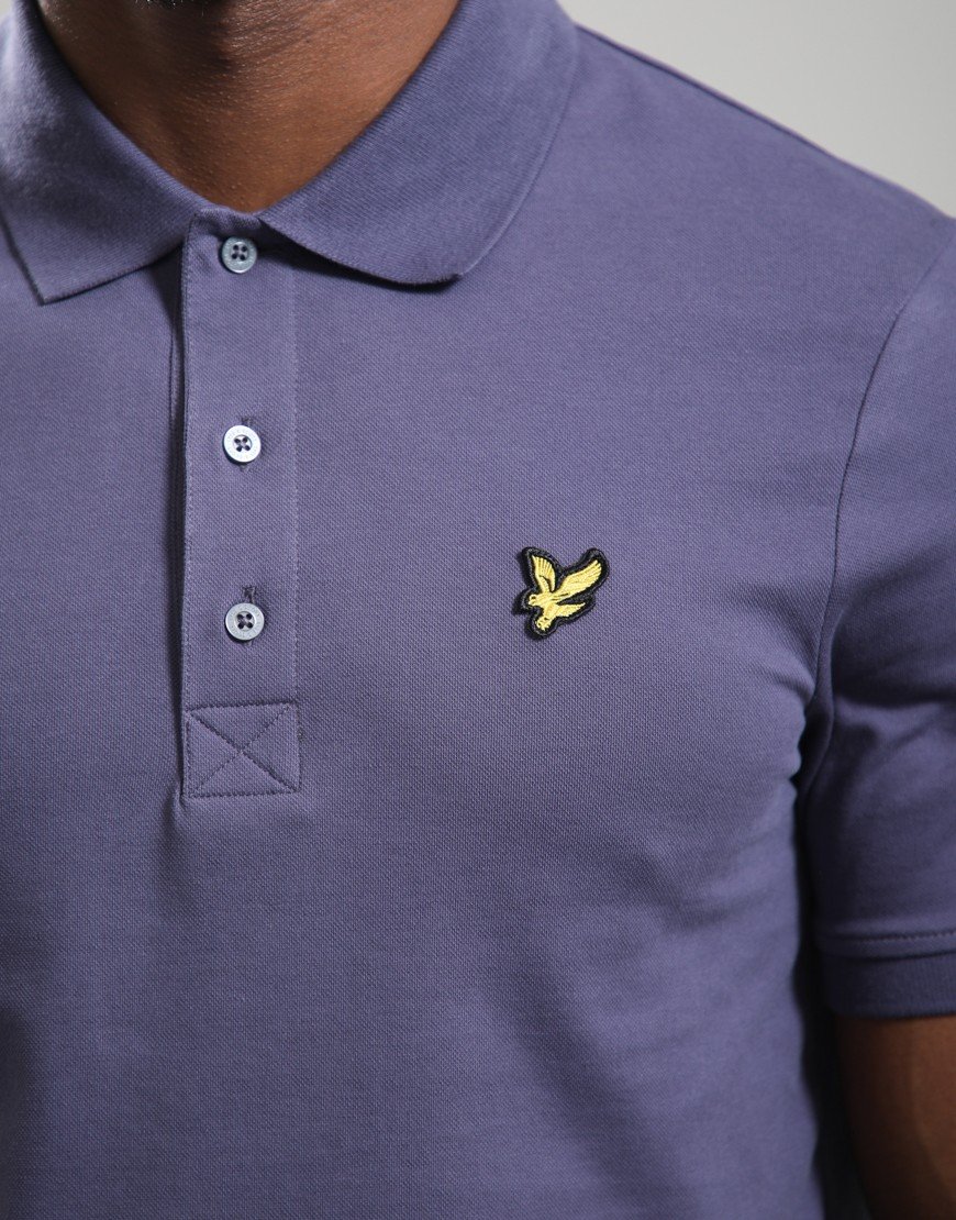 Lyle & Scott Plain Polo Shirt Graystone