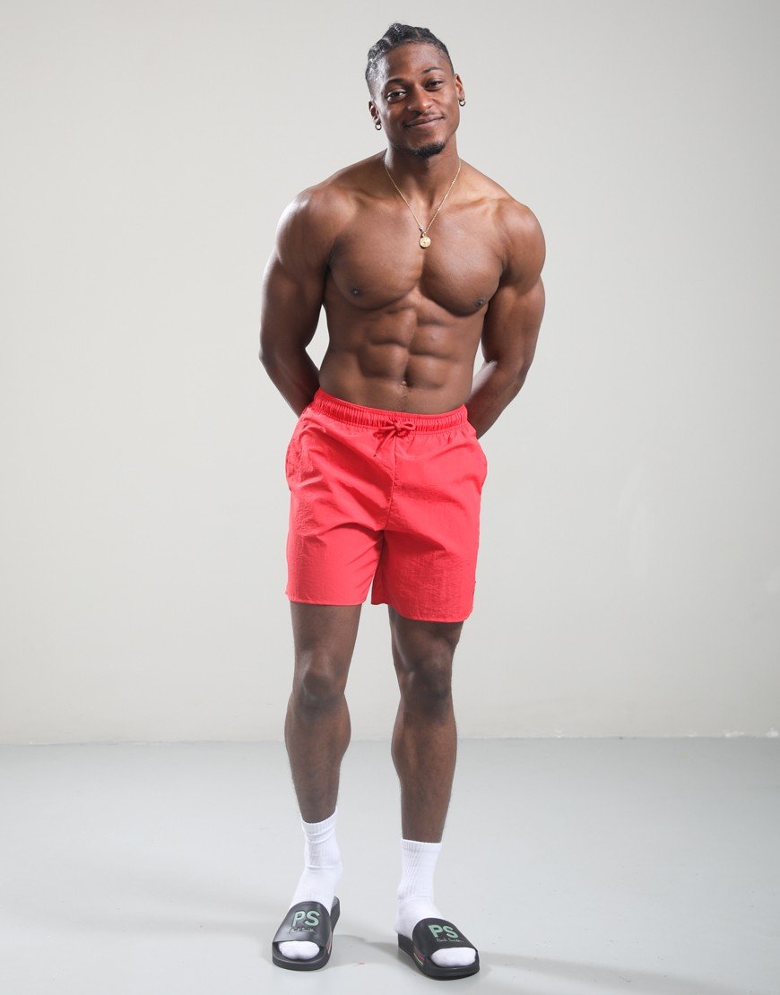 Lyle & Scott Plain Swim Shorts Cherry Red