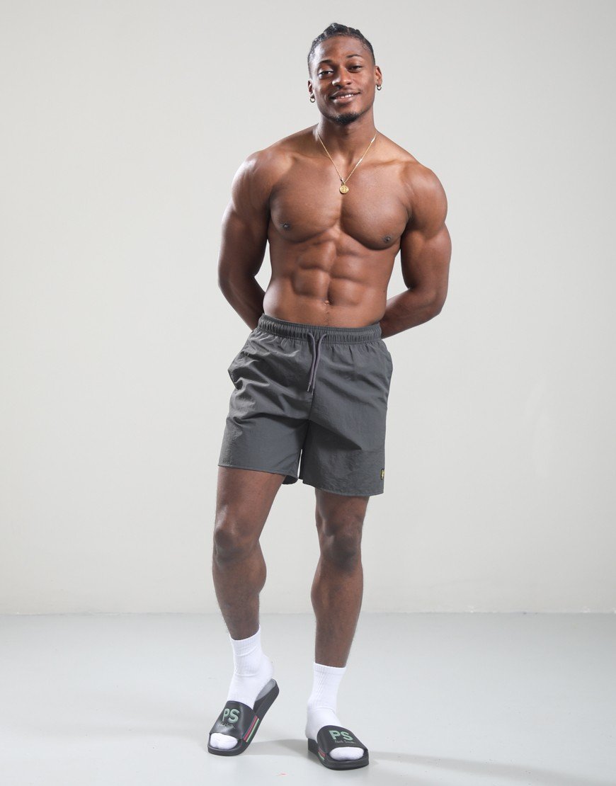 Lyle & Scott Plain Swim Shorts Gunmetal